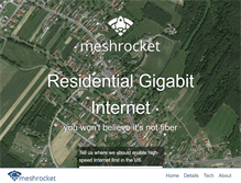 Tablet Screenshot of meshrocket.com